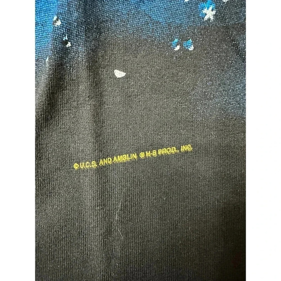 Hanes Vintage The Flinstones Movie T-Shirt Single stitch Mens‎ Size Large - Picture 4 of 4